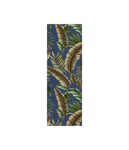 Dalyn Indoor/Outdoor Tropics TC1 Indigo Washable 2'3" x 7'6" Runner Rug