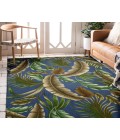 Dalyn Indoor/Outdoor Tropics TC1 Indigo Washable 5' x 7'6" Rug