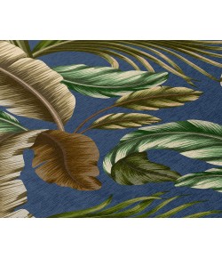 Dalyn Indoor/Outdoor Tropics TC1 Indigo Washable 5' x 7'6" Rug