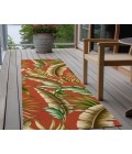 Dalyn Indoor/Outdoor Tropics TC1 Paprika Washable 2'3" x 7'6" Runner Rug