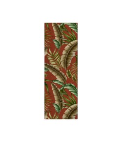 Dalyn Indoor/Outdoor Tropics TC1 Paprika Washable 2'3" x 7'6" Runner Rug