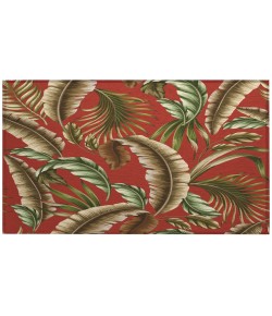 Dalyn Indoor/Outdoor Tropics TC1 Paprika Washable 1'8" x 2'6" Rug
