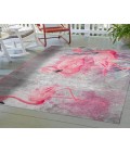 Dalyn Indoor/Outdoor Tropics TC2 Silver Washable 5' x 7'6" Rug