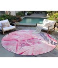 Dalyn Tropics Rug Dalyn Indoor/Outdoor Tropics TC2 Silver Washable 8' x 8' Round Rug