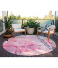 Dalyn Tropics Rug Dalyn Indoor/Outdoor Tropics TC2 Silver Washable 8' x 8' Round Rug