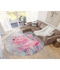 Dalyn Tropics Rug Dalyn Indoor/Outdoor Tropics TC2 Silver Washable 8' x 8' Round Rug
