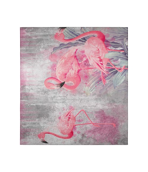 Dalyn Indoor/Outdoor Tropics TC2 Silver Washable 5' x 7'6" Rug