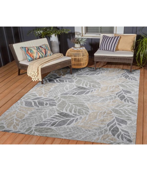 Dalyn Tropics Rug Dalyn Indoor/Outdoor Tropics TC3 Grey Washable 5' x 7'6" Rug