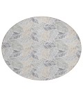 Dalyn Indoor/Outdoor Tropics TC3 Grey Washable 8' x 8' Round Rug