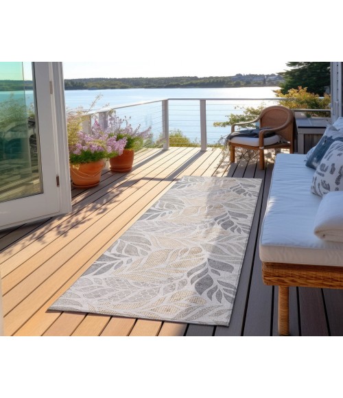 Dalyn Tropics Rug Dalyn Indoor/Outdoor Tropics TC3 Grey Washable 2'3" x 7'6" Runner Rug