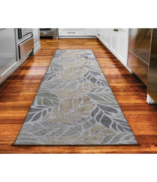 Dalyn Tropics Rug Dalyn Indoor/Outdoor Tropics TC3 Grey Washable 2'3" x 7'6" Runner Rug