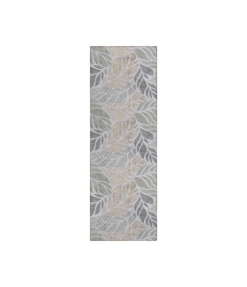 Dalyn Tropics Rug Dalyn Indoor/Outdoor Tropics TC3 Grey Washable 2'3" x 7'6" Runner Rug