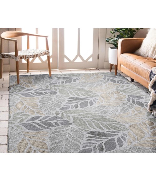 Dalyn Tropics Rug Dalyn Indoor/Outdoor Tropics TC3 Grey Washable 5' x 7'6" Rug