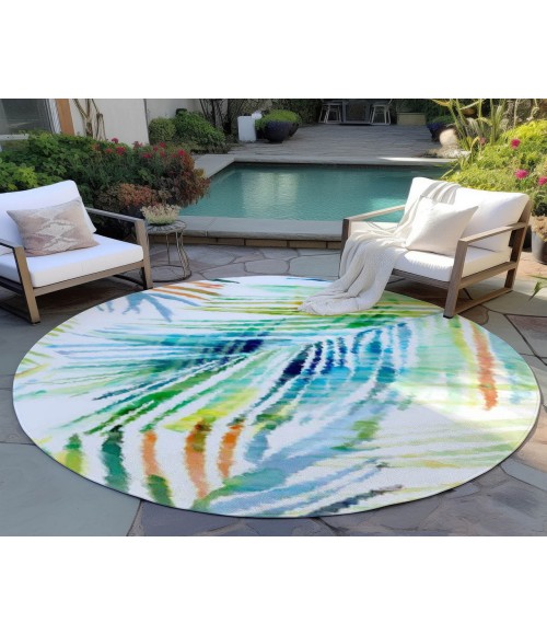 Dalyn Tropics Rug Dalyn Indoor/Outdoor Tropics TC4 Meadow Washable 8' x 8' Round Rug