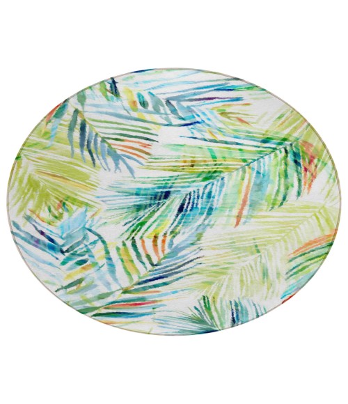 Dalyn Tropics Rug Dalyn Indoor/Outdoor Tropics TC4 Meadow Washable 8' x 8' Round Rug