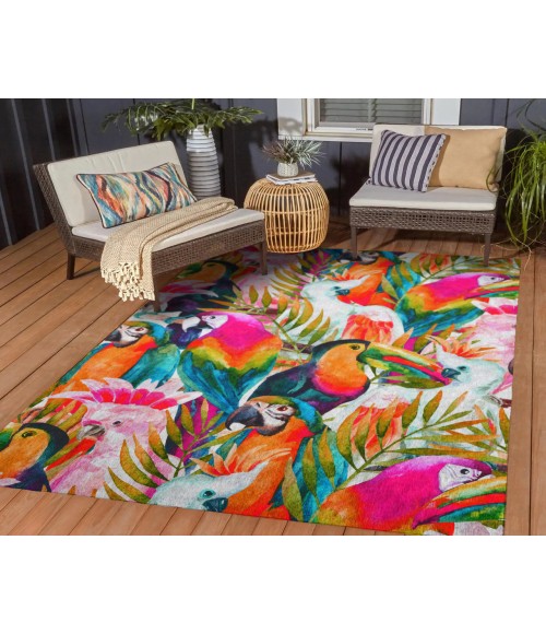 Dalyn Tropics Rug Dalyn Indoor/Outdoor Tropics TC5 Confetti Washable 8' x 10' Rug