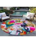 Dalyn Tropics Rug Dalyn Indoor/Outdoor Tropics TC5 Confetti Washable 8' x 8' Round Rug