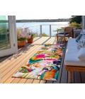 Dalyn Indoor/Outdoor Tropics TC5 Confetti Washable 2'3" x 7'6" Runner Rug