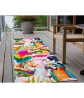 Dalyn Indoor/Outdoor Tropics TC5 Confetti Washable 2'3" x 7'6" Runner Rug