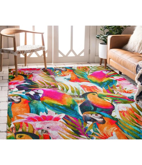 Dalyn Tropics Rug Dalyn Indoor/Outdoor Tropics TC5 Confetti Washable 8' x 10' Rug