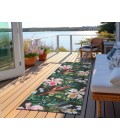 Dalyn Tropics Rug Dalyn Indoor/Outdoor Tropics TC6 Black Washable 2'3" x 7'6" Runner Rug