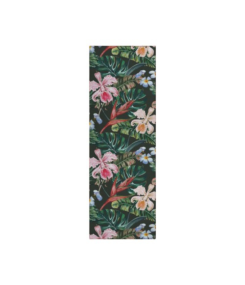 Dalyn Tropics Rug Dalyn Indoor/Outdoor Tropics TC6 Black Washable 2'3" x 7'6" Runner Rug