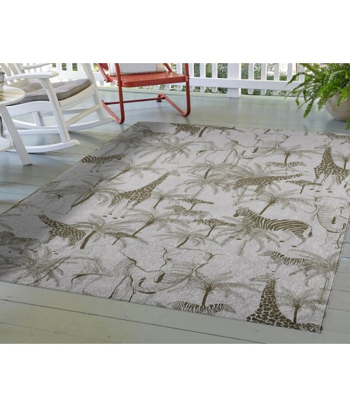 Dalyn Tropics Rug Dalyn Indoor/Outdoor Tropics TC7 Grey Washable 2'6" x 3'10" Rug