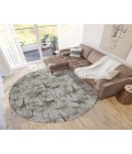 Dalyn Indoor/Outdoor Tropics TC7 Grey Washable 8' x 8' Round Rug