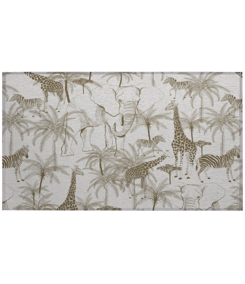 Dalyn Tropics Rug Dalyn Indoor/Outdoor Tropics TC7 Grey Washable 1'8" x 2'6" Rug
