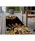 Dalyn Tropics Rug Dalyn Indoor/Outdoor Tropics TC8 Black Washable 2'3" x 7'6" Runner Rug