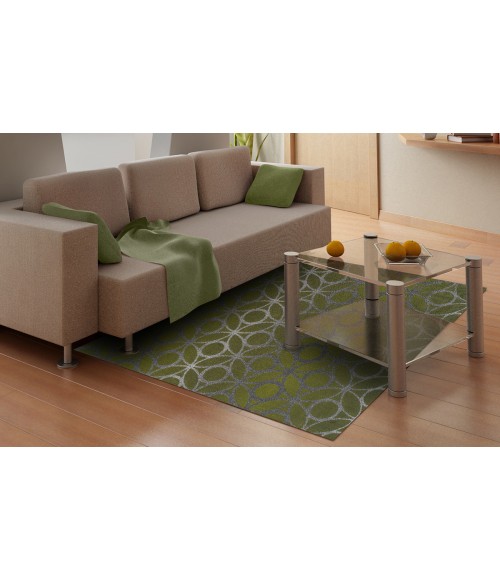 TEMPO RUG Dalyn Tempo TP117 Lime Zest Area Rug 3 ft. 3 X 5 ft. 1 Rectangle