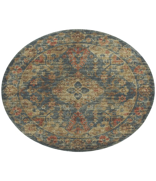 Dalyn Tuscany TU13 Teal 10' x 10' Round Rug