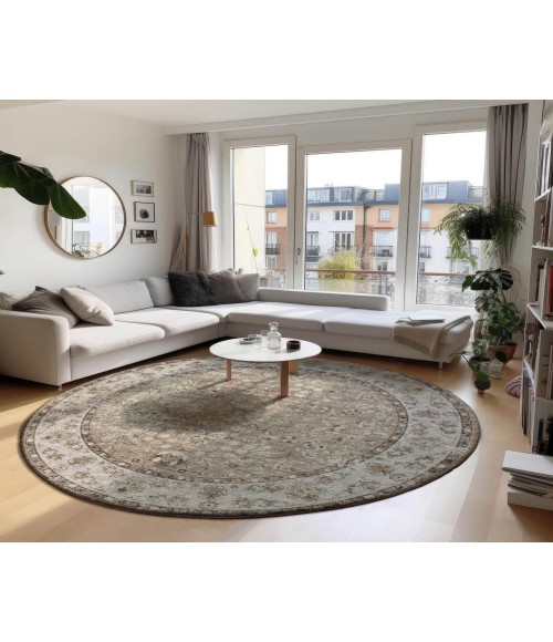 Dalyn Tuscany TU5 Taupe 10' x 10' Round Rug
