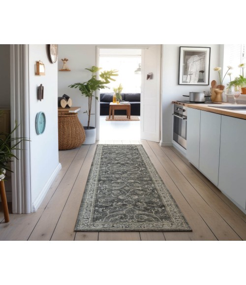 Dalyn Tuscany TU6 Charcoal 2'6" x 12' Runner Rug
