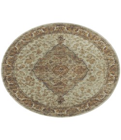 Dalyn Tuscany TU9 Gold 6' x 6' Round Rug