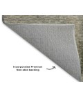 Dalyn Luxury Washable Trevi TV10 Mocha 8' x 8' Round Rug