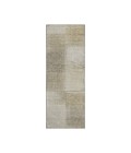 Dalyn Luxury Washable Trevi TV10 Taupe 2'3" x 7'6" Runner Rug