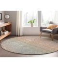 Dalyn Luxury Washable Trevi TV11 Coral 8' x 8' Round Rug