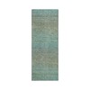 Dalyn Luxury Washable Trevi TV11 Teal 2'3" x 7'6" Runner Rug