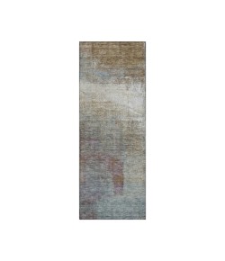 Dalyn Luxury Washable Trevi TV12 Mocha 2'3" x 7'6" Runner Rug