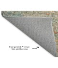 Dalyn Luxury Washable Trevi TV13 Teal 8' x 8' Round Rug