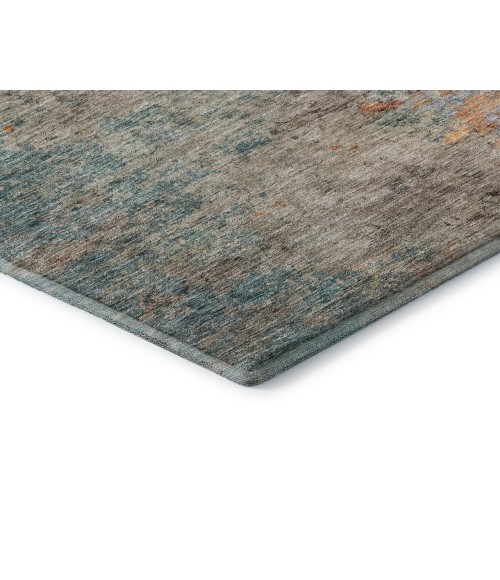 Dalyn Luxury Washable Trevi TV13 Teal 8' x 8' Round Rug