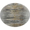 Dalyn Luxury Washable Trevi TV14 Gray 8' x 8' Round Rug