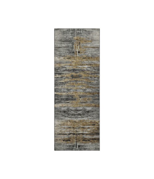 Dalyn Luxury Washable Trevi TV14 Gray 2'3" x 7'6" Runner Rug