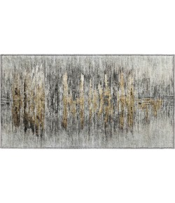 Dalyn Luxury Washable Trevi TV14 Gray 1'8" x 2'6" Rug