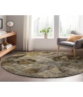 Dalyn Luxury Washable Trevi TV15 Mocha 8' x 8' Round Rug