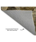 Dalyn Luxury Washable Trevi TV15 Mocha 5' x 7'6" Rug