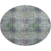 Dalyn Luxury Washable Trevi TV16 Purple 8' x 8' Round Rug