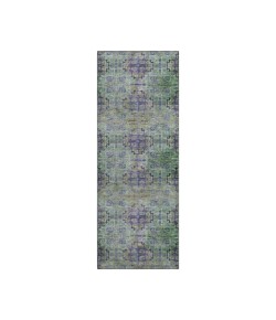 Dalyn Luxury Washable Trevi TV16 Purple 2'3" x 7'6" Runner Rug