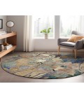 Dalyn Luxury Washable Trevi TV17 Beige 8' x 8' Round Rug